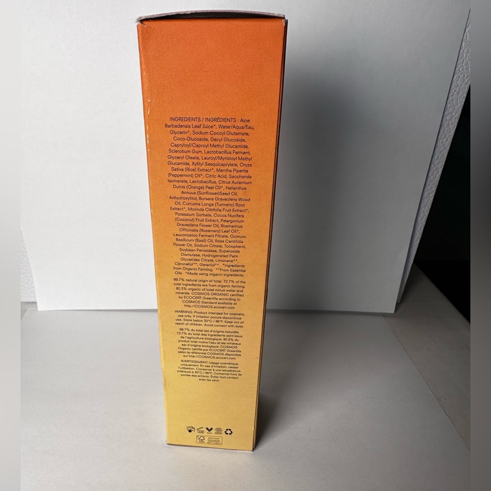 NIB - Kora Organics Turmeric Glow Foaming Cleanser 150 mL - Picture 12 of 13